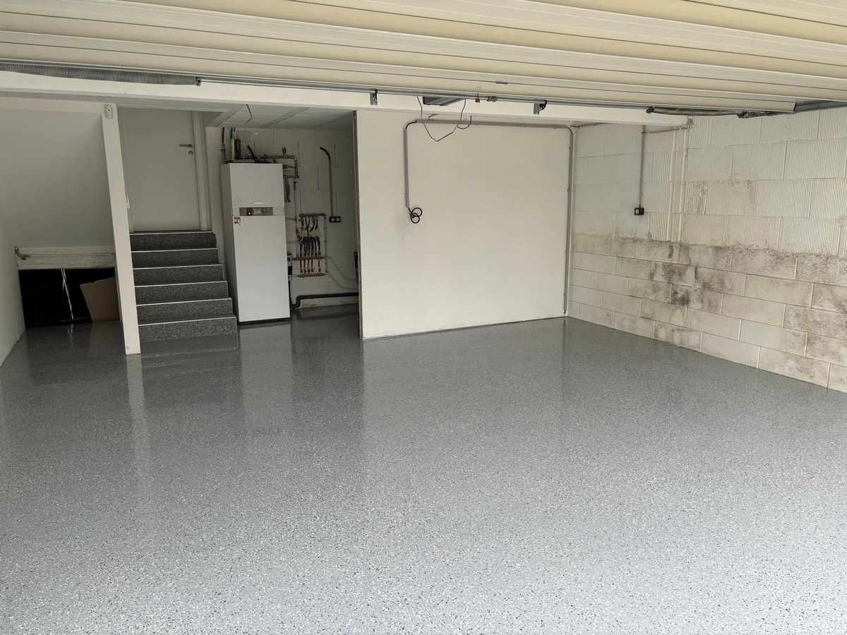 revement sol en resine garage